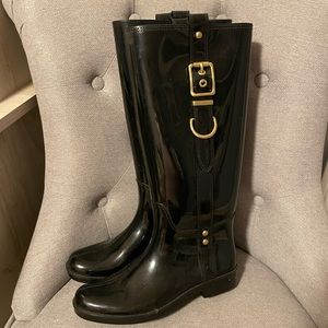 Coach rain boots